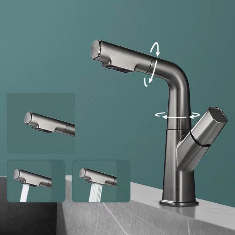 Rotatable Modern Sink Faucet Knob Handle Faucet for Bathroom Clearhalo 'bathroom_sink_faucets' 'Conjunta de Baño y Conjunta de Grifo' 'Coronamiento de Baño y Dispositivo de Baño' 'Grifo del lavabo del baño' 'Hogar' 'home_improvement' 'home_improvement_bathroom_sink_faucets' 'Mejoras para el hogar' 1200x1200_c04f4b6c-9452-479f-a378-6fd9fe553b2f