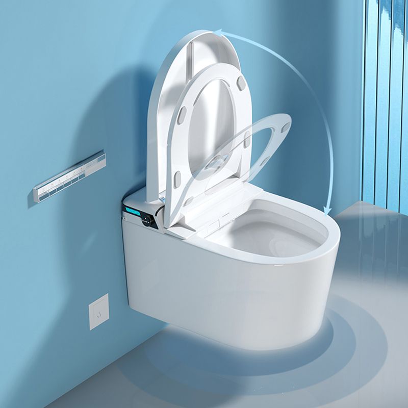 Simplicity Elongated Wall Mounted Bidet Smart Bidet with Warm Air Dryer Clearhalo 'Bathroom Remodel & Bathroom Fixtures' 'Bidets' 'Home Improvement' 'home_improvement' 'home_improvement_bidets' 'Toilets & Bidets' 1200x1200_c052e6cd-8e1f-426e-ab32-6ef8b8b581d2