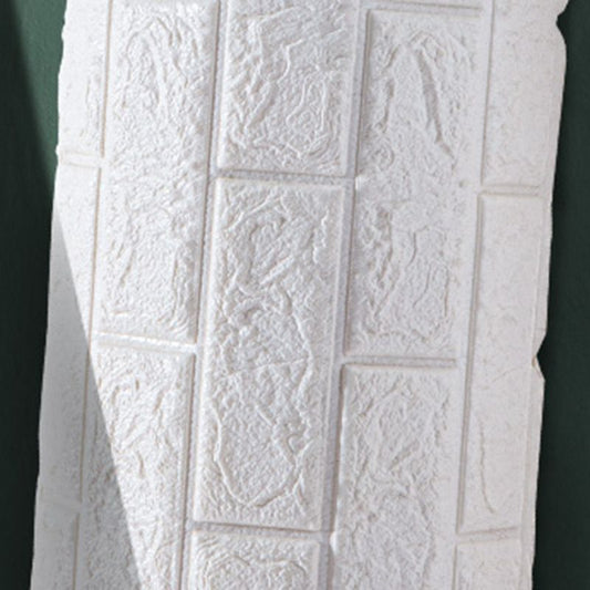 Modern Wall Ceiling Peel and Stick 3D Embossed Wall Paneling in White Clearhalo 'Flooring 'Home Improvement' 'home_improvement' 'home_improvement_wall_paneling' 'Wall Paneling' 'wall_paneling' 'Walls & Ceilings' Walls and Ceiling' 1200x1200_c0684c92-f71a-4981-8566-f0e70faf9aac