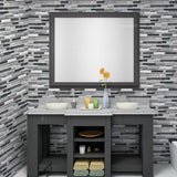 Pvc Peel & Stick Tile Kitchen Waterproof Backsplash Peel and Stick Wall Tile Set of 18 Clearhalo 'Flooring 'Home Improvement' 'home_improvement' 'home_improvement_peel_stick_blacksplash' 'Peel & Stick Backsplash Tile' 'peel_stick_blacksplash' 'Walls & Ceilings' Walls and Ceiling' 1200x1200_c0731df1-7007-446d-9f6e-da69f7331cf5