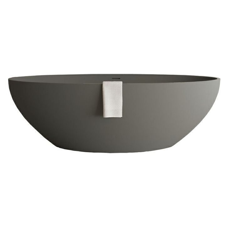 Modern 22.05-inch Tall Stone Bath Tub Freestanding Soaking Bathtub Clearhalo 'Bathroom Remodel & Bathroom Fixtures' 'Bathtubs' 'Home Improvement' 'home_improvement' 'home_improvement_bathtubs' 'Showers & Bathtubs' 1200x1200_c08cdd6b-e884-4f80-b127-75a89f2bc97b