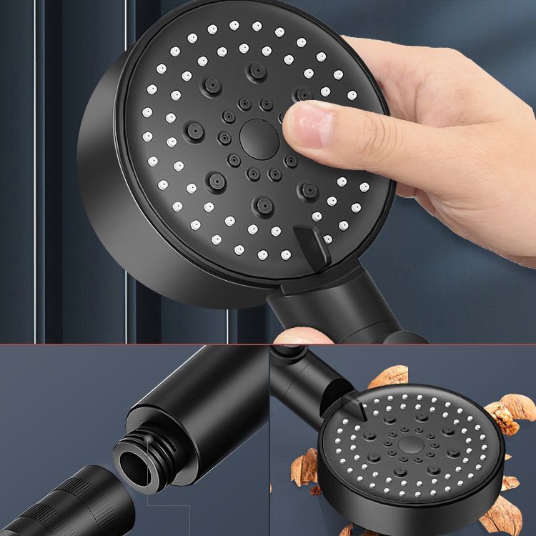 Modern Handheld Supercharged Shower Head Round Turbo Spray Head Clearhalo 'Bathroom Remodel & Bathroom Fixtures' 'Home Improvement' 'home_improvement' 'home_improvement_shower_heads' 'Shower Heads' 'shower_heads' 'Showers & Bathtubs Plumbing' 'Showers & Bathtubs' 1200x1200_c0b528af-2d3c-4bd2-a7d3-9a6f607944a1