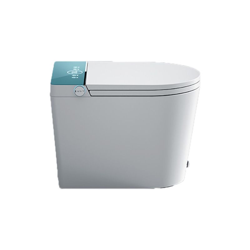 Elongated with Heated Seat Foot Sensor Contemporary Ceramic Floor Mount Bidet Clearhalo 'Bathroom Remodel & Bathroom Fixtures' 'Bidets' 'Home Improvement' 'home_improvement' 'home_improvement_bidets' 'Toilets & Bidets' 1200x1200_c0bd7cdd-2aa2-416d-9c83-aa5a587ff446