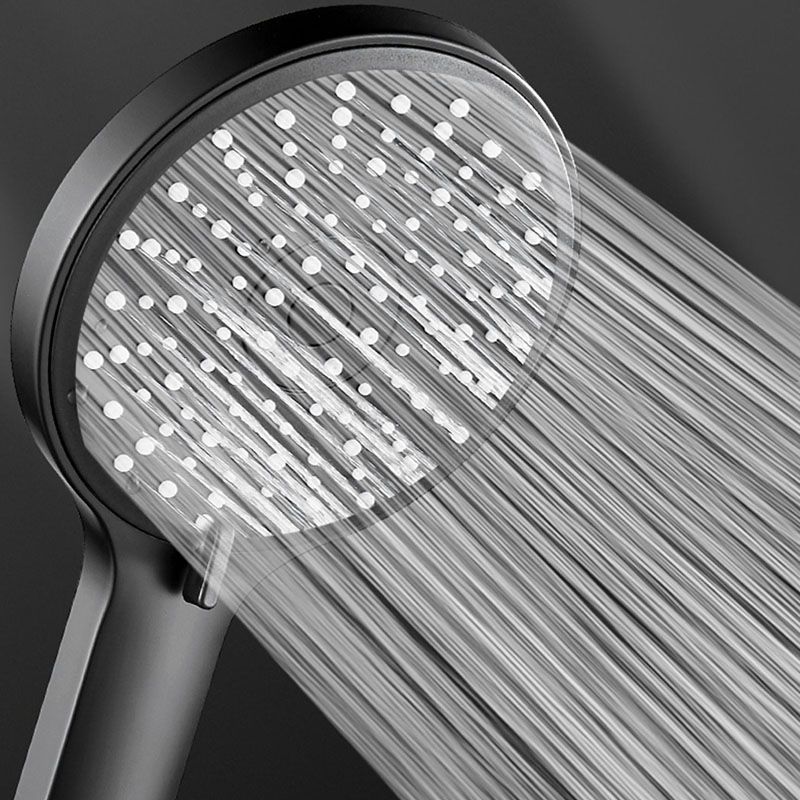 ABS Plastic Handheld Shower Head High Flow 5-Spray Patterns Wall-Mount Showerhead Clearhalo 'Bathroom Remodel & Bathroom Fixtures' 'Home Improvement' 'home_improvement' 'home_improvement_shower_heads' 'Shower Heads' 'shower_heads' 'Showers & Bathtubs Plumbing' 'Showers & Bathtubs' 1200x1200_c0be1a95-1863-47d1-83a3-bf3e6c074612