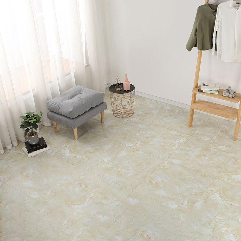 Home Indoor Vinyl Floor Peel and Stick Marble Print Square PVC Flooring Clearhalo 'Flooring 'Home Improvement' 'home_improvement' 'home_improvement_vinyl_flooring' 'Vinyl Flooring' 'vinyl_flooring' Walls and Ceiling' 1200x1200_c0c3b13a-7890-4249-928f-f6b5d21e773b