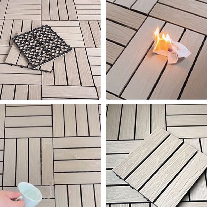 Interlocking Decking Tiles Waterproof Decking Tiles for Indoor and Outdoor Clearhalo 'Home Improvement' 'home_improvement' 'home_improvement_outdoor_deck_tiles_planks' 'Outdoor Deck Tiles & Planks' 'Outdoor Flooring & Tile' 'Outdoor Remodel' 'outdoor_deck_tiles_planks' 1200x1200_c0d0974d-e85f-444d-9824-4de2df893089