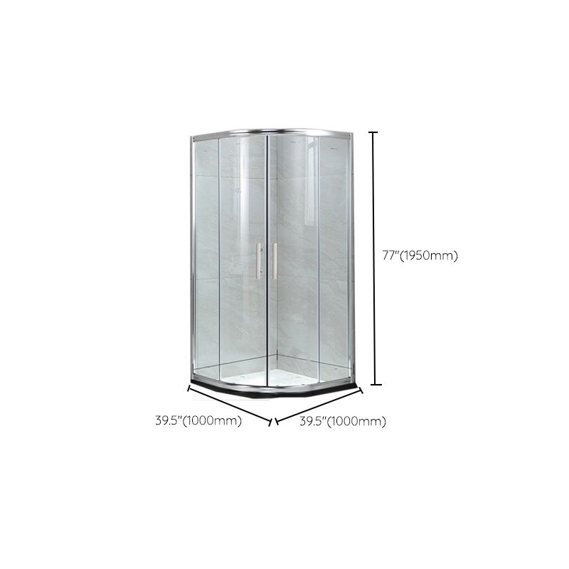 Linear Sliding Shower Enclosure Metal Semi-Frameless Shower Enclosure Clearhalo 'Bathroom Remodel & Bathroom Fixtures' 'Home Improvement' 'home_improvement' 'home_improvement_shower_stalls_enclosures' 'Shower Stalls & Enclosures' 'shower_stalls_enclosures' 'Showers & Bathtubs' 1200x1200_c12508dc-b12c-474c-9eff-75bd349f5d10