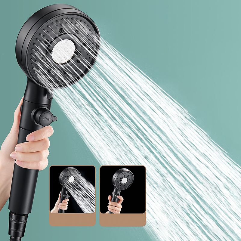 Round Shower Head Plastic Modern Shower Head with Adjustable Spray Pattern Clearhalo 'Bathroom Remodel & Bathroom Fixtures' 'Home Improvement' 'home_improvement' 'home_improvement_shower_heads' 'Shower Heads' 'shower_heads' 'Showers & Bathtubs Plumbing' 'Showers & Bathtubs' 1200x1200_c1532157-fbc4-4bed-ba4b-70542eeb4fdc