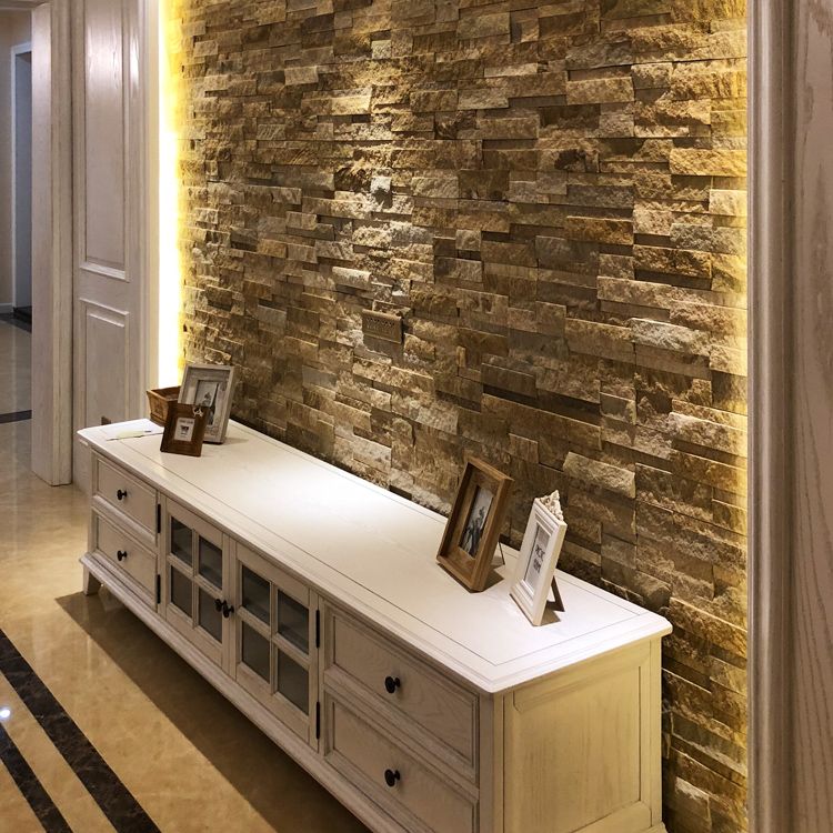 Rectangle Engineered Stone Tile Fire Resistant Stacked Stone Wall Tile Clearhalo 'Floor Tiles & Wall Tiles' 'floor_tiles_wall_tiles' 'Flooring 'Home Improvement' 'home_improvement' 'home_improvement_floor_tiles_wall_tiles' Walls and Ceiling' 1200x1200_c160ebcd-52b7-4738-8257-861e94560f3d