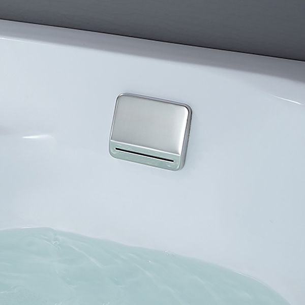 Back to Wall Antique Finish Bath Soaking Rectangular Modern Tub Clearhalo 'Bathroom Remodel & Bathroom Fixtures' 'Bathtubs' 'Home Improvement' 'home_improvement' 'home_improvement_bathtubs' 'Showers & Bathtubs' 1200x1200_c1b3e926-51bf-4ba5-bad6-c5244716a2f7