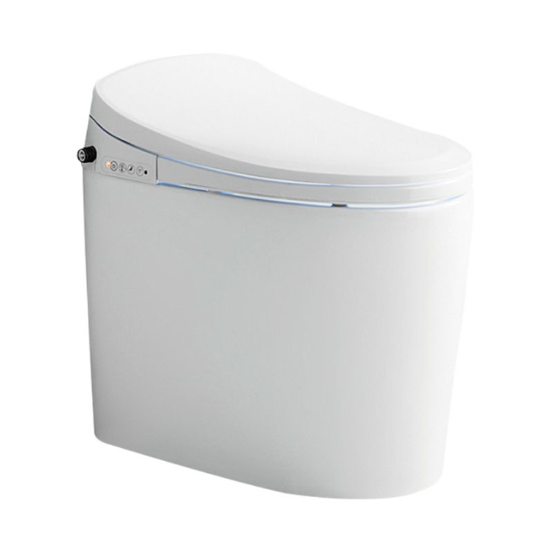 Elongated White Bidet 20.47" H One-Piece Smart Toilet Bidet with Dryer Clearhalo 'Bathroom Remodel & Bathroom Fixtures' 'Bidets' 'Home Improvement' 'home_improvement' 'home_improvement_bidets' 'Toilets & Bidets' 1200x1200_c1cf1bac-fd1e-4cc9-a697-f8ebb6a049e6