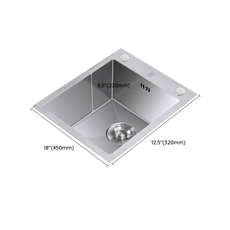 Classic Style Kitchen Sink Drop-In Stainless Steel Corrosion Resistant Kitchen Sink Clearhalo 'Home Improvement' 'home_improvement' 'home_improvement_kitchen_sinks' 'Kitchen Remodel & Kitchen Fixtures' 'Kitchen Sinks & Faucet Components' 'Kitchen Sinks' 'kitchen_sinks' 1200x1200_c1e08dec-0fcb-4c14-b66c-3911df8da1fd