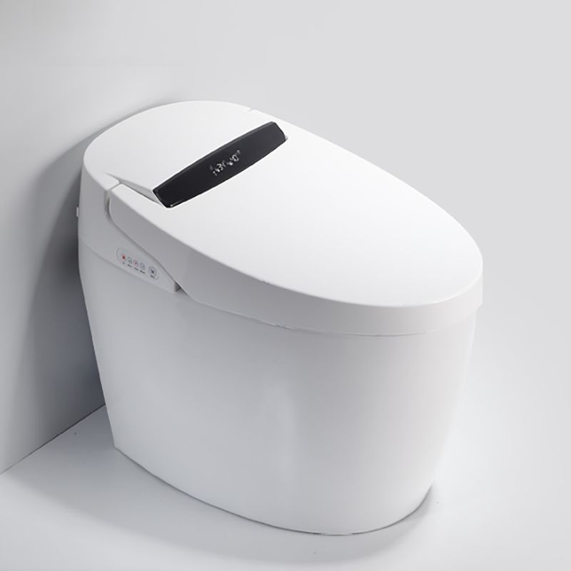 White Finish Floor Standing Bidet with Heated Seat Elongated Bidet Clearhalo 'Bathroom Remodel & Bathroom Fixtures' 'Bidets' 'Home Improvement' 'home_improvement' 'home_improvement_bidets' 'Toilets & Bidets' 1200x1200_c1e3e2d2-56b6-405d-83fc-016d376a456f