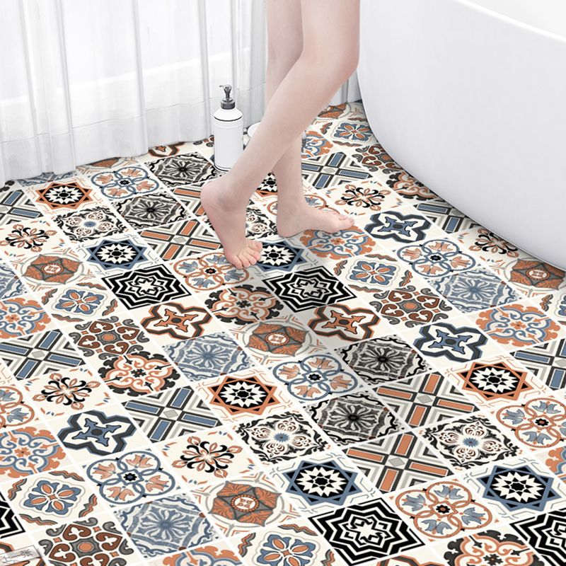 Bathroom Square PVC Flooring 24" x 118" x 4mm Peel & Stick Vinyl Flooring Clearhalo 'Flooring 'Home Improvement' 'home_improvement' 'home_improvement_vinyl_flooring' 'Vinyl Flooring' 'vinyl_flooring' Walls and Ceiling' 1200x1200_c1fb1964-c0d4-4b4c-b2f9-1a302d469a8d