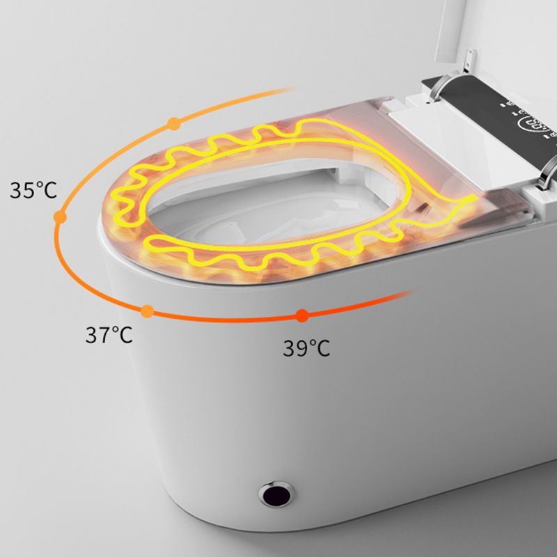 Deodorizing Floor Standing Bidet with Heated Seat White Ceramic Elongated Clearhalo 'Bathroom Remodel & Bathroom Fixtures' 'Bidets' 'Home Improvement' 'home_improvement' 'home_improvement_bidets' 'Toilets & Bidets' 1200x1200_c22ac6ab-6e2a-443a-aed5-328d8e2d9548