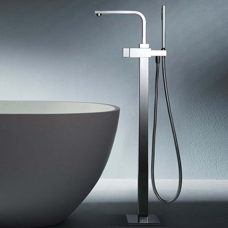 Modern Freestanding Tub Filler Trim Copper Freestanding Tub Fillers Clearhalo 'Bathroom Remodel & Bathroom Fixtures' 'Bathtub Faucets' 'bathtub_faucets' 'Home Improvement' 'home_improvement' 'home_improvement_bathtub_faucets' 1200x1200_c24b6730-b7fe-45bf-9690-9c58d1d79358