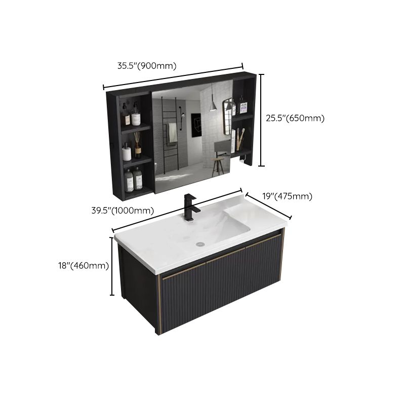 Wall Mount Bathroom Sink Vanity Modern Faucet Included Bathroom Vanity Set Clearhalo 'Bathroom Remodel & Bathroom Fixtures' 'Bathroom Vanities' 'bathroom_vanities' 'Home Improvement' 'home_improvement' 'home_improvement_bathroom_vanities' 1200x1200_c297afbe-f877-4cf1-b4f1-972e01be9bf3