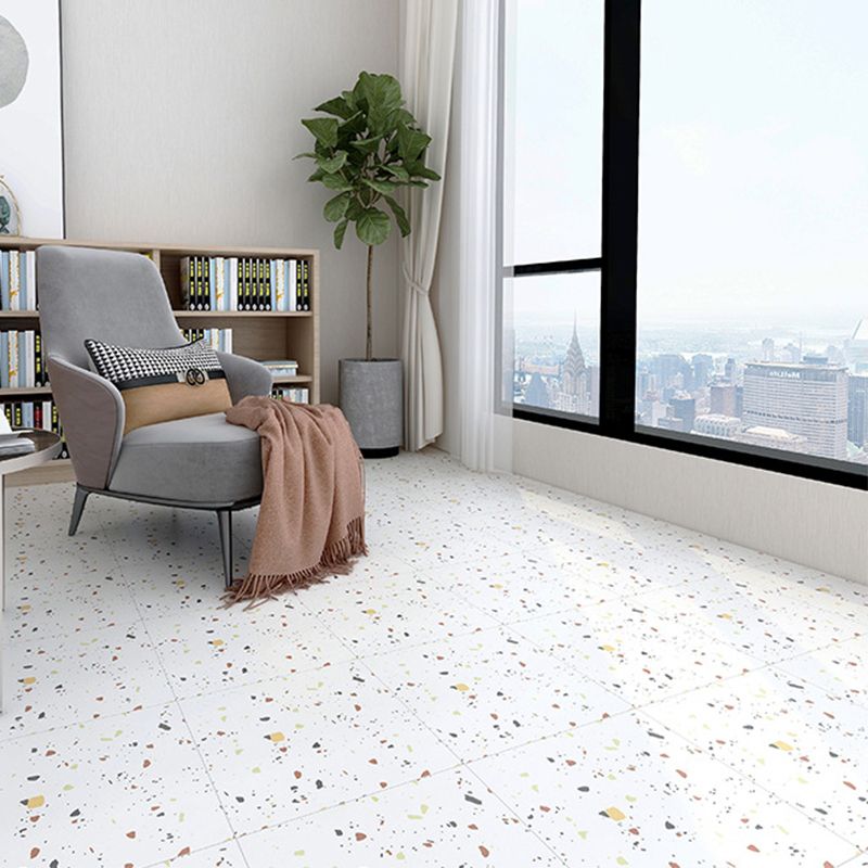 Modern Style Waterproof Floor Tile Straight Edge Square Terrazzo Effect Floor Tile Clearhalo 'Floor Tiles & Wall Tiles' 'floor_tiles_wall_tiles' 'Flooring 'Home Improvement' 'home_improvement' 'home_improvement_floor_tiles_wall_tiles' Walls and Ceiling' 1200x1200_c29888c5-d5bb-4292-b924-f3b47a01f3cc