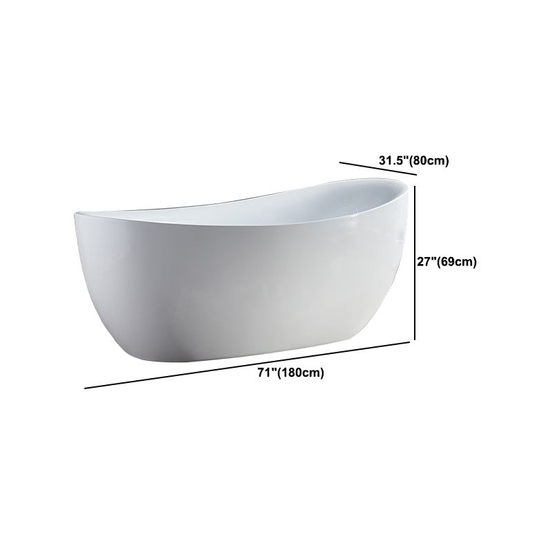 Modern Acrylic Bath Tub Freestanding Matte Finish Bathtub for Home Clearhalo 'Bathroom Remodel & Bathroom Fixtures' 'Bathtubs' 'Home Improvement' 'home_improvement' 'home_improvement_bathtubs' 'Showers & Bathtubs' 1200x1200_c2a2a70a-1d7b-4d9c-96d3-559630bb52b0