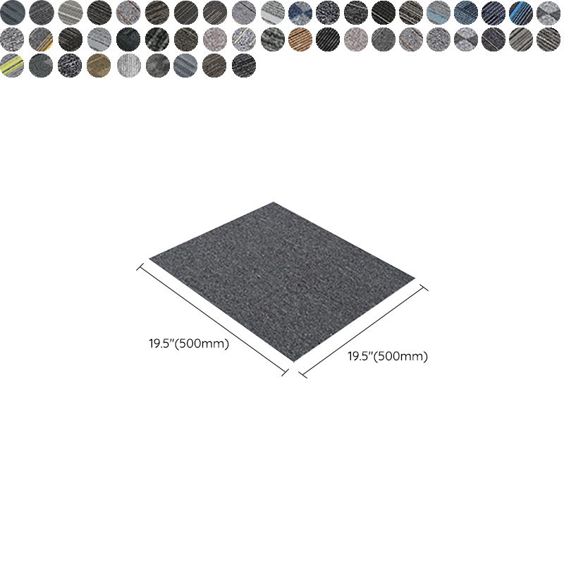 Indoor Carpet Tile Level Loop Non-Skid Carpet Tiles with Waterproof Clearhalo 'Carpet Tiles & Carpet Squares' 'carpet_tiles_carpet_squares' 'Flooring 'Home Improvement' 'home_improvement' 'home_improvement_carpet_tiles_carpet_squares' Walls and Ceiling' 1200x1200_c2ccce82-e987-44e5-8da8-e12581c2d621