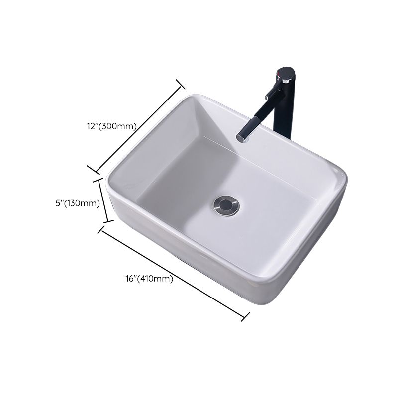 Modern Vessel Bathroom Sink Rectangular Porcelain Basin Sink (Not Include Faucet) Clearhalo 'Bathroom Remodel & Bathroom Fixtures' 'Bathroom Sinks & Faucet Components' 'Bathroom Sinks' 'bathroom_sink' 'Home Improvement' 'home_improvement' 'home_improvement_bathroom_sink' 1200x1200_c305f12f-c2d3-4afb-95f2-254a9af02a5c