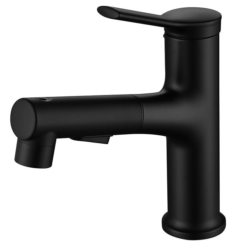 Modern Vessel Sink Faucet Copper Single Handle Low Arc Retractable Vessel Faucet Clearhalo 'Bathroom Remodel & Bathroom Fixtures' 'Bathroom Sink Faucets' 'Bathroom Sinks & Faucet Components' 'bathroom_sink_faucets' 'Conjunta de Baño y Conjunta de Grifo' 'Coronamiento de Baño y Dispositivo de Baño' 'Grifo del lavabo del baño' 'Hogar' 'Home Improvement' 'home_improvement' 'home_improvement_bathroom_sink_faucets' 'Mejoras para el hogar' 1200x1200_c3615abf-b245-4ca4-82f5-4d9f5609a63b