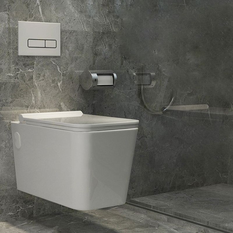 Modern Ceramic Flush Toilet White Wall Hung Toilet Bowl for Washroom Clearhalo 'Bathroom Remodel & Bathroom Fixtures' 'Home Improvement' 'home_improvement' 'home_improvement_toilets' 'Toilets & Bidets' 'Toilets' 1200x1200_c36d8ffd-2e90-41a5-bd2f-d11f4bd5e3c3