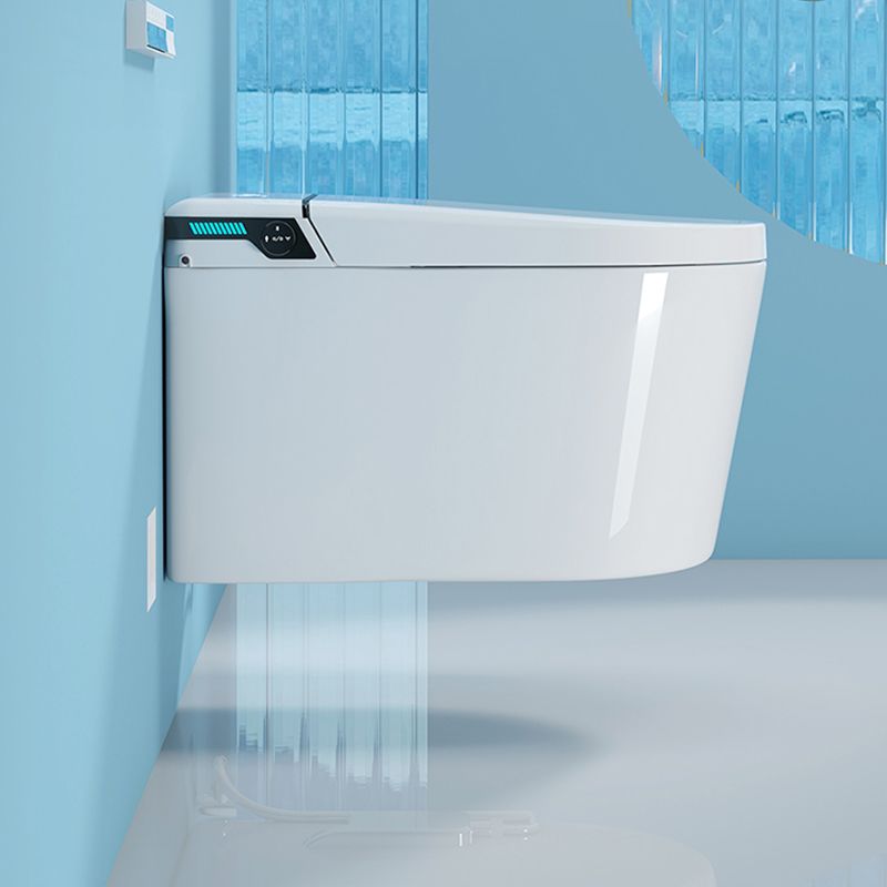 White All-In-One Smart Bidet with Tank 15" Wide Wall Mount Bidet Clearhalo 'Bathroom Remodel & Bathroom Fixtures' 'Bidets' 'Home Improvement' 'home_improvement' 'home_improvement_bidets' 'Toilets & Bidets' 1200x1200_c3c55674-94e5-4527-9f8f-db815c6e89a4