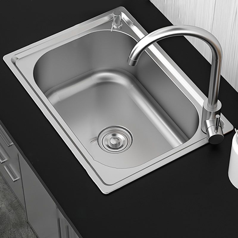 Modern Workstation Sink Stainless Steel Drain Assembly and Faucet Kitchen Sink Clearhalo 'Home Improvement' 'home_improvement' 'home_improvement_kitchen_sinks' 'Kitchen Remodel & Kitchen Fixtures' 'Kitchen Sinks & Faucet Components' 'Kitchen Sinks' 'kitchen_sinks' 1200x1200_c40bb56b-9d89-4d3e-a787-dabd959d8710
