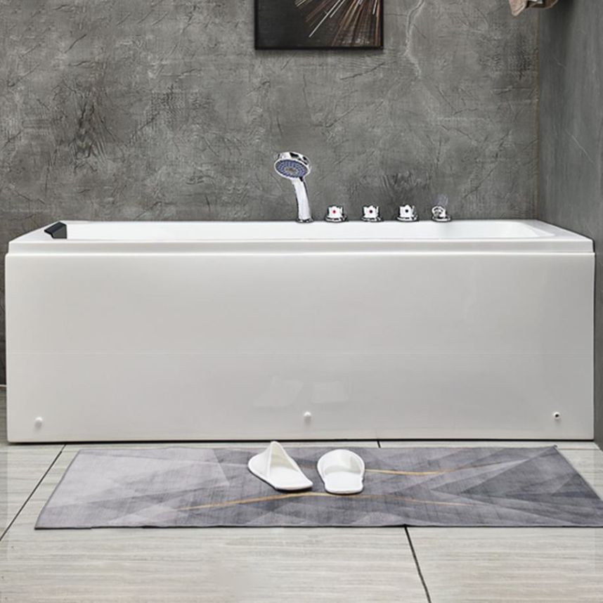 Flat Bottom Soaking Bathtub Antique Finish Rectangular Modern Tub Clearhalo 'Bathroom Remodel & Bathroom Fixtures' 'Bathtubs' 'Home Improvement' 'home_improvement' 'home_improvement_bathtubs' 'Showers & Bathtubs' 1200x1200_c42beb49-6054-405b-8031-4126f800befa