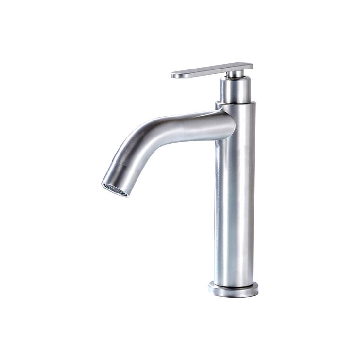 Modern Vessel Faucet Stainless Steel Low Arc Basin Lavatory Faucet Clearhalo 'Bathroom Remodel & Bathroom Fixtures' 'Bathroom Sink Faucets' 'Bathroom Sinks & Faucet Components' 'bathroom_sink_faucets' 'Home Improvement' 'home_improvement' 'home_improvement_bathroom_sink_faucets' 1200x1200_c48ec587-9b38-4247-8854-e4dc5be6eccc