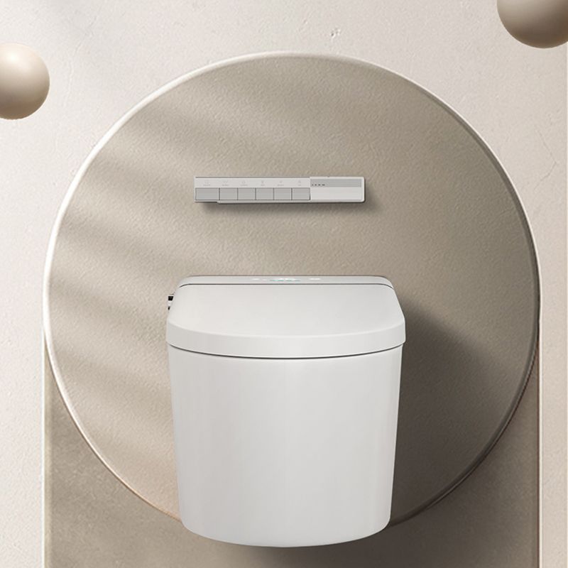 Contemporary Wall Hung Toilet Set with Wireless Remote Control Clearhalo 'Bathroom Remodel & Bathroom Fixtures' 'Bidets' 'Home Improvement' 'home_improvement' 'home_improvement_bidets' 'Toilets & Bidets' 1200x1200_c4c63461-114c-446a-935a-d5ae9f53cf50