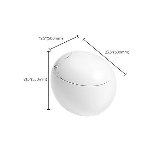 Ceramic White Floor Mount Bidet Round Remote Control Included Clearhalo 'Bathroom Remodel & Bathroom Fixtures' 'Bidets' 'Home Improvement' 'home_improvement' 'home_improvement_bidets' 'Toilets & Bidets' 1200x1200_c527807f-73b8-4159-adc0-ee8381f4d4d6