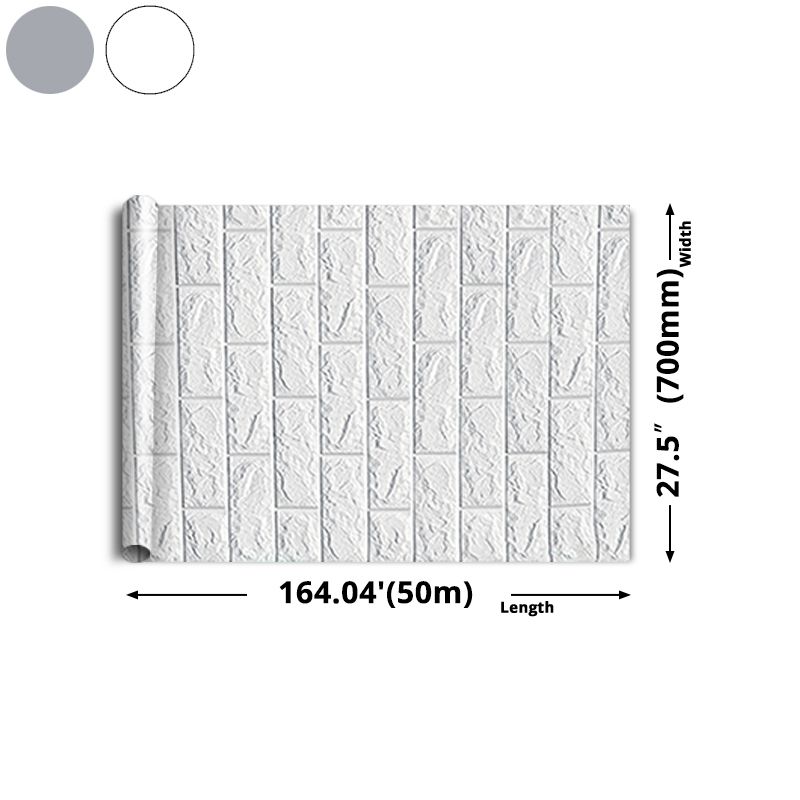 Modern Wall Ceiling 3D Embossed Peel and Stick Waterproof Wall Paneling in White Clearhalo 'Flooring 'Home Improvement' 'home_improvement' 'home_improvement_wall_paneling' 'Wall Paneling' 'wall_paneling' 'Walls & Ceilings' Walls and Ceiling' 1200x1200_c530b93e-e272-4cd9-a7d4-a39b72f68a0d