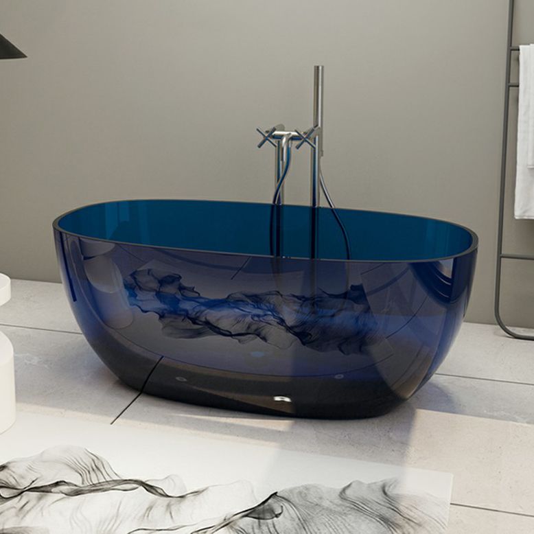 Modern Freestanding Roll Top Bathtub Soaking Oval Bath for Bathroom Clearhalo 'Bathroom Remodel & Bathroom Fixtures' 'Bathtubs' 'Home Improvement' 'home_improvement' 'home_improvement_bathtubs' 'Showers & Bathtubs' 1200x1200_c53e388d-18aa-43c8-a0c3-2b754f9ddfe5