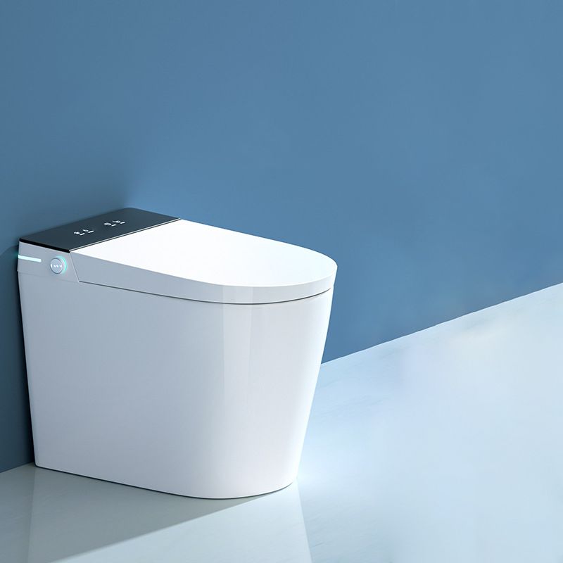 Modern Flush Toilet Heated Seat One-Piece Toilet with Slow Close Seat Clearhalo 'Bathroom Remodel & Bathroom Fixtures' 'Home Improvement' 'home_improvement' 'home_improvement_toilets' 'Toilets & Bidets' 'Toilets' 1200x1200_c5bf2594-0466-4b09-b1e0-0f40bcddec0c