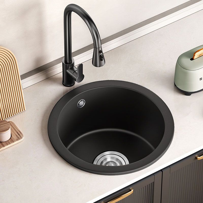 Quartz Kitchen Bar Sink Round Shape Drop-In Kitchen Bar Sink Clearhalo 'Home Improvement' 'home_improvement' 'home_improvement_kitchen_sinks' 'Kitchen Remodel & Kitchen Fixtures' 'Kitchen Sinks & Faucet Components' 'Kitchen Sinks' 'kitchen_sinks' 1200x1200_c5e890c2-d581-4742-be20-657c9591fc81