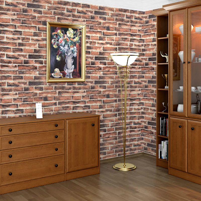 Artificial Brick Wall Plate Industrial Style Simple Home Living Room Wall Panel (1-Pack) Clearhalo 'Flooring 'Home Improvement' 'home_improvement' 'home_improvement_wall_paneling' 'Wall Paneling' 'wall_paneling' 'Walls & Ceilings' Walls and Ceiling' 1200x1200_c62d2ea5-2c67-45e9-8c8c-13e9b02aec64