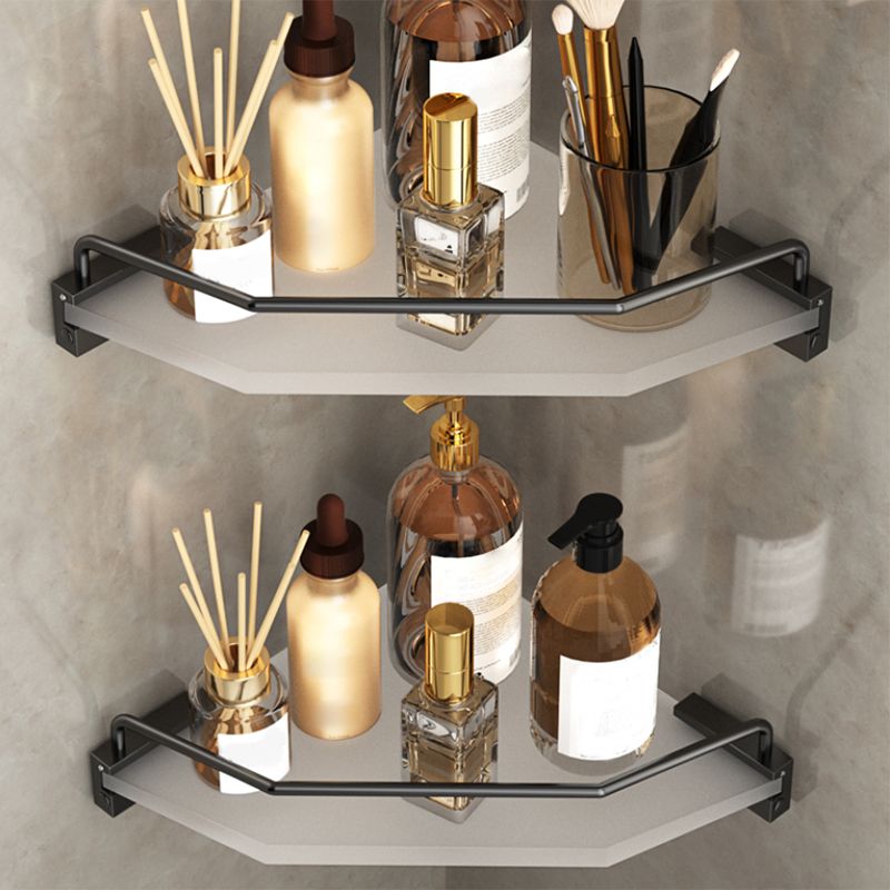 Modern Bathroom Accessory Set Bath Shelf Towel Bar Black Bath Hardware Set Clearhalo 'Bathroom Hardware Sets' 'Bathroom Hardware' 'Bathroom Remodel & Bathroom Fixtures' 'bathroom_hardware_sets' 'Home Improvement' 'home_improvement' 'home_improvement_bathroom_hardware_sets' 1200x1200_c634ea6b-250c-4369-954d-1ff7310614dd