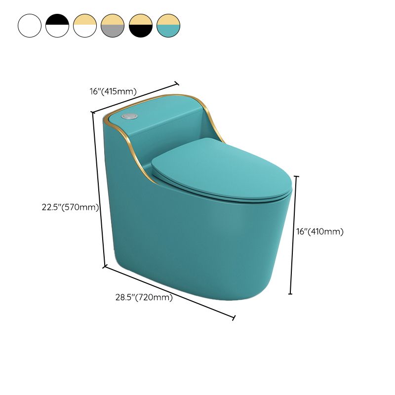 Modern Toilet Bowl Siphon Jet Toilet with Slow Close Seat for Bathroom Clearhalo 'Bathroom Remodel & Bathroom Fixtures' 'Home Improvement' 'home_improvement' 'home_improvement_toilets' 'Toilets & Bidets' 'Toilets' 1200x1200_c63682d0-b822-4676-ab2a-20bf65044830