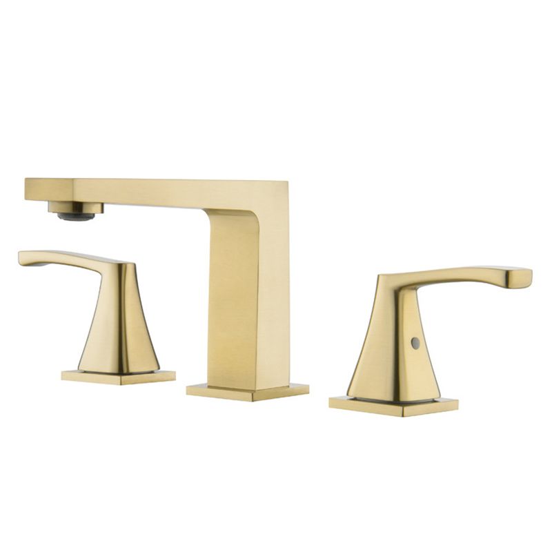 Modern 2-Handle Bathroom Sink Faucet 3 Hole Widespread Bathroom Faucet with Steel Clearhalo 'bathroom_sink_faucets' 'Conjunta de Baño y Conjunta de Grifo' 'Coronamiento de Baño y Dispositivo de Baño' 'Grifo del lavabo del baño' 'Hogar' 'home_improvement' 'home_improvement_bathroom_sink_faucets' 'Mejoras para el hogar' 1200x1200_c65b7603-c845-4303-a186-72f203847b72