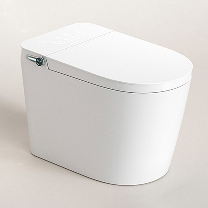 Ceramic Contemporary Elongated White Foot Sensor with Unlimited Warm Water Floor Standing Bidet Clearhalo 'Bathroom Remodel & Bathroom Fixtures' 'Bidets' 'Home Improvement' 'home_improvement' 'home_improvement_bidets' 'Toilets & Bidets' 1200x1200_c6682744-4a2e-4664-a2ad-7bf8da0607a1