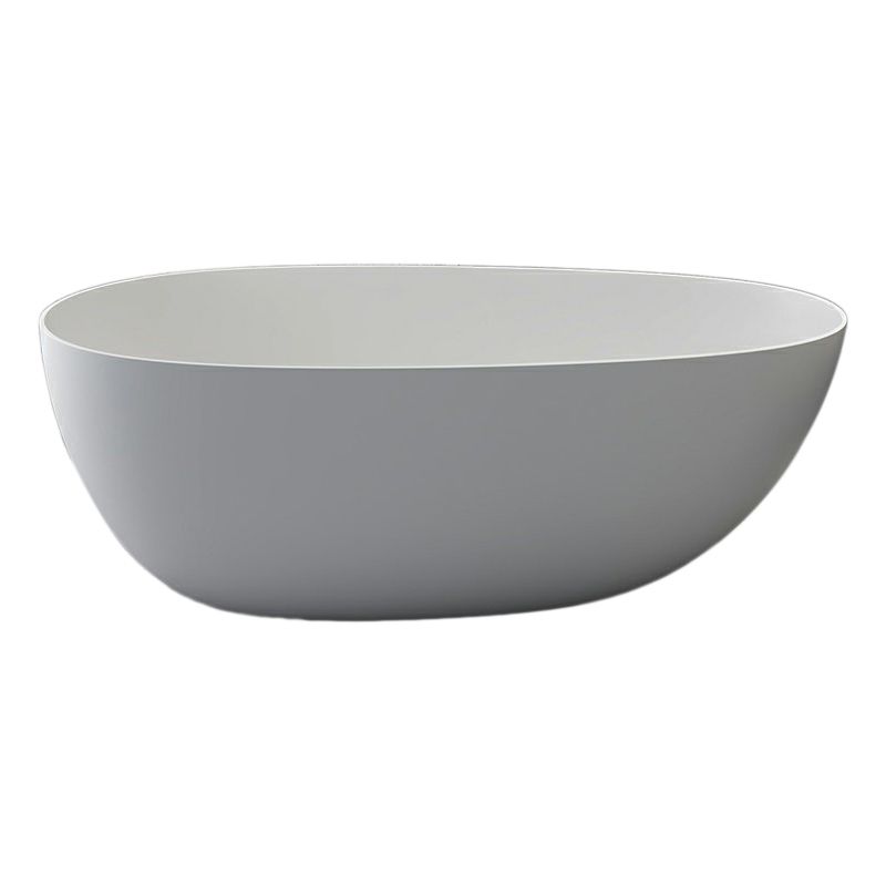 Modern Style Freestanding Soaking Bathtub Stone Free Form Bathtub Clearhalo 'Bathroom Remodel & Bathroom Fixtures' 'Bathtubs' 'Home Improvement' 'home_improvement' 'home_improvement_bathtubs' 'Showers & Bathtubs' 1200x1200_c679f653-c244-4564-a073-791d99174613