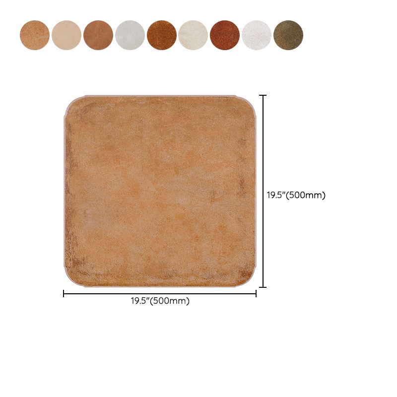 Traditional Style Slip Resistant Tile Matte Straight Edge Square Floor Tile Clearhalo 'Floor Tiles & Wall Tiles' 'floor_tiles_wall_tiles' 'Flooring 'Home Improvement' 'home_improvement' 'home_improvement_floor_tiles_wall_tiles' Walls and Ceiling' 1200x1200_c6857f23-14ff-4786-9641-dac767f5941d