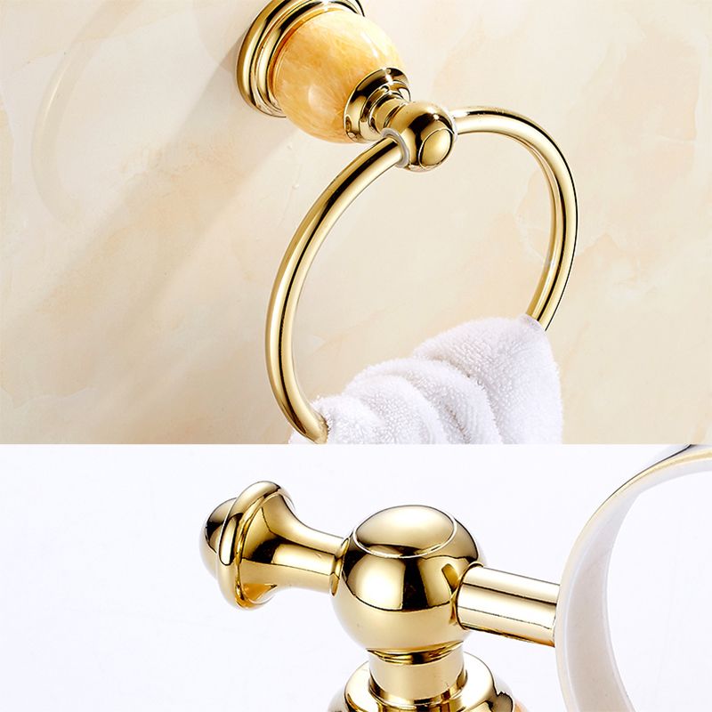 Polished Gold Bathroom Set Metal Bathroom Accessories Hardware Set Clearhalo 'Bathroom Hardware Sets' 'Bathroom Hardware' 'Bathroom Remodel & Bathroom Fixtures' 'bathroom_hardware_sets' 'Home Improvement' 'home_improvement' 'home_improvement_bathroom_hardware_sets' 1200x1200_c689374c-a6f9-4d98-85ce-b01fb40130ef