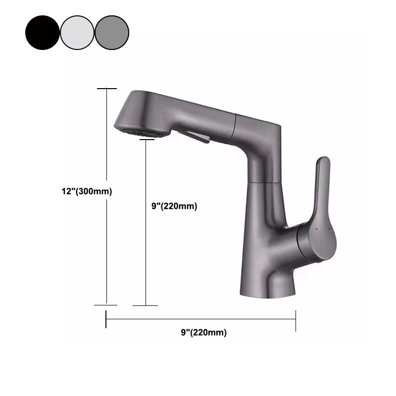 Modern Vessel Sink Faucet Brass Lever Handles Swivel Spout Bathroom Vessel Faucet Clearhalo 'bathroom_sink_faucets' 'Conjuntos de Torneiras de Lavatório e Banheiro' 'home_improvement' 'home_improvement_bathroom_sink_faucets' 'Mobiliário Doméstico' 'Página inicial' 'Renovação e equipamento de casa de banho' 'Torneira para lavatório de banheiro' 1200x1200_c6d1e9ab-55ba-4359-a1ea-3511a1282ea7