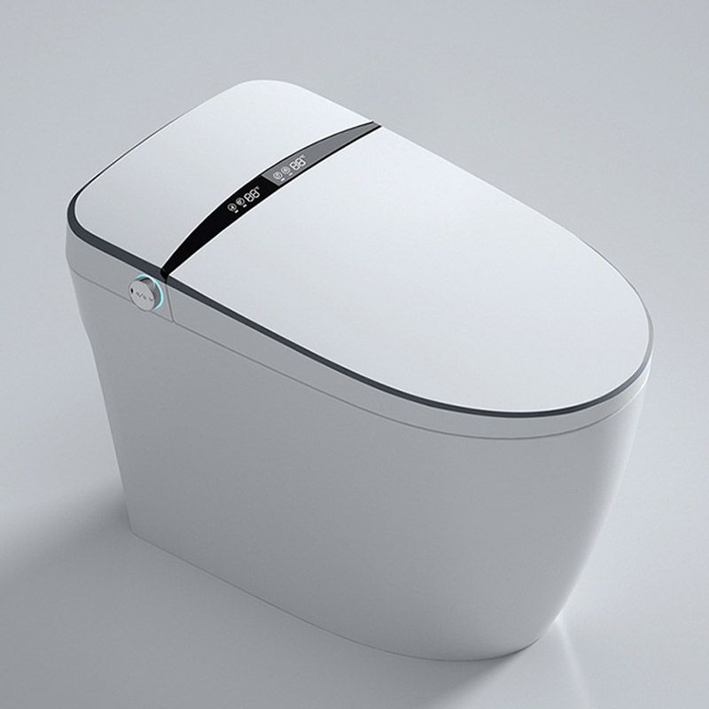 Modern Skirted White Concealed Tank Toilet ABS Floor Mounted Flush Toilet with Seat Clearhalo 'Bathroom Remodel & Bathroom Fixtures' 'Home Improvement' 'home_improvement' 'home_improvement_toilets' 'Toilets & Bidets' 'Toilets' 1200x1200_c6fe796e-3f91-4c83-841f-712172b36cc6