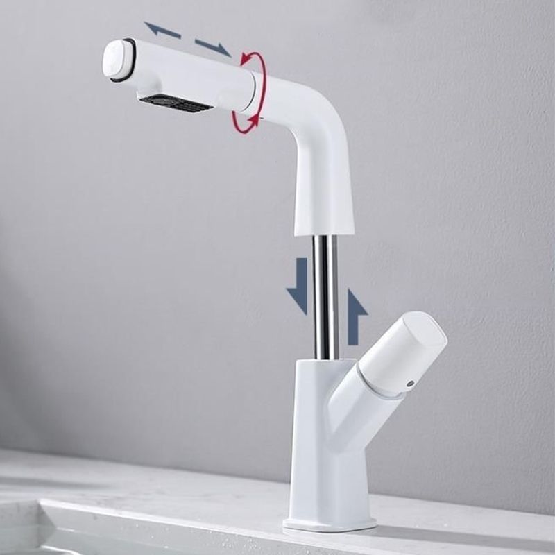 Vessel Sink Faucet Pull-out Bathroom Faucet with Single Knob Handle Clearhalo 'bathroom_sink_faucets' 'Conjunta de Baño y Conjunta de Grifo' 'Coronamiento de Baño y Dispositivo de Baño' 'Grifo del lavabo del baño' 'Hogar' 'home_improvement' 'home_improvement_bathroom_sink_faucets' 'Mejoras para el hogar' 1200x1200_c709aaa0-113b-4615-ad58-00a367096657