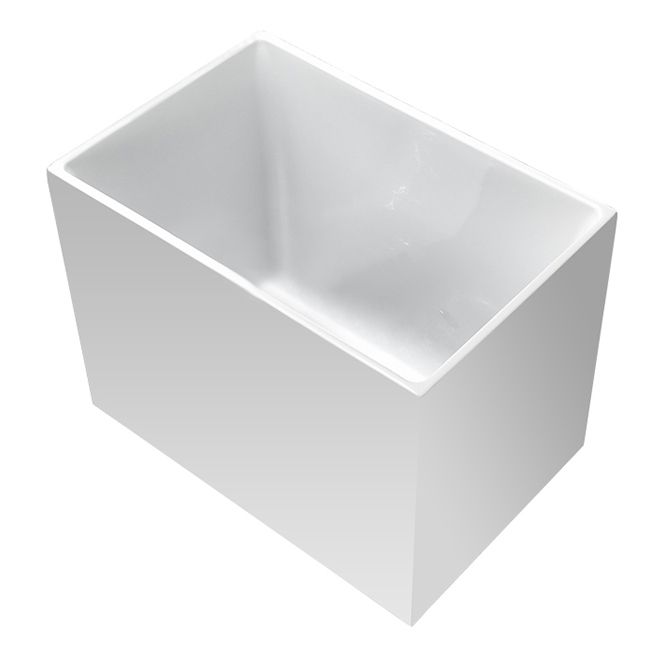 Back to Wall Bathtub Antique Finish Rectangular Soaking Bathtub Clearhalo 'Bathroom Remodel & Bathroom Fixtures' 'Bathtubs' 'Home Improvement' 'home_improvement' 'home_improvement_bathtubs' 'Showers & Bathtubs' 1200x1200_c709c01b-56c9-4136-8ac1-3b77e44a93bc