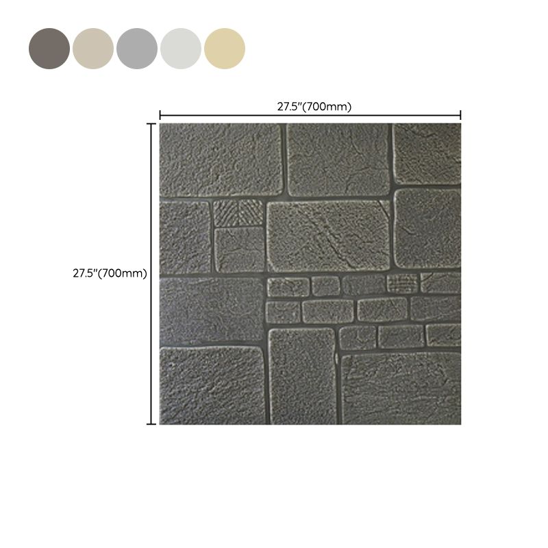 3D Artificial Stone Panel Wall Industrial Style Home Living Room Wall Plate (1-pack) Clearhalo 'Flooring 'Home Improvement' 'home_improvement' 'home_improvement_wall_paneling' 'Wall Paneling' 'wall_paneling' 'Walls & Ceilings' Walls and Ceiling' 1200x1200_c7707795-b319-4c07-b898-945d1bc50f03